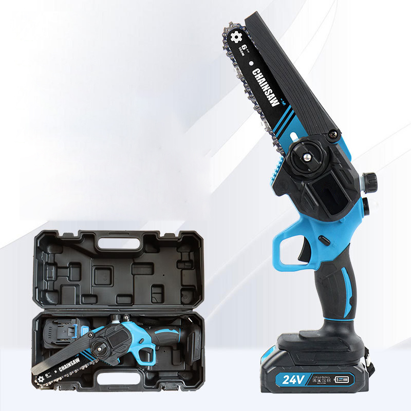 Light Weight Battery Chainsaw Mini Saw with Safety Lock and Strong Motor for Tree Trimming