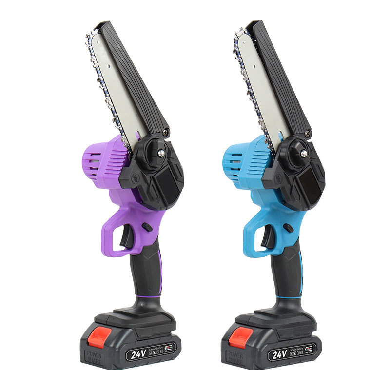 Light Weight Battery Chainsaw Mini Saw with Safety Lock and Strong Motor for Tree Trimming