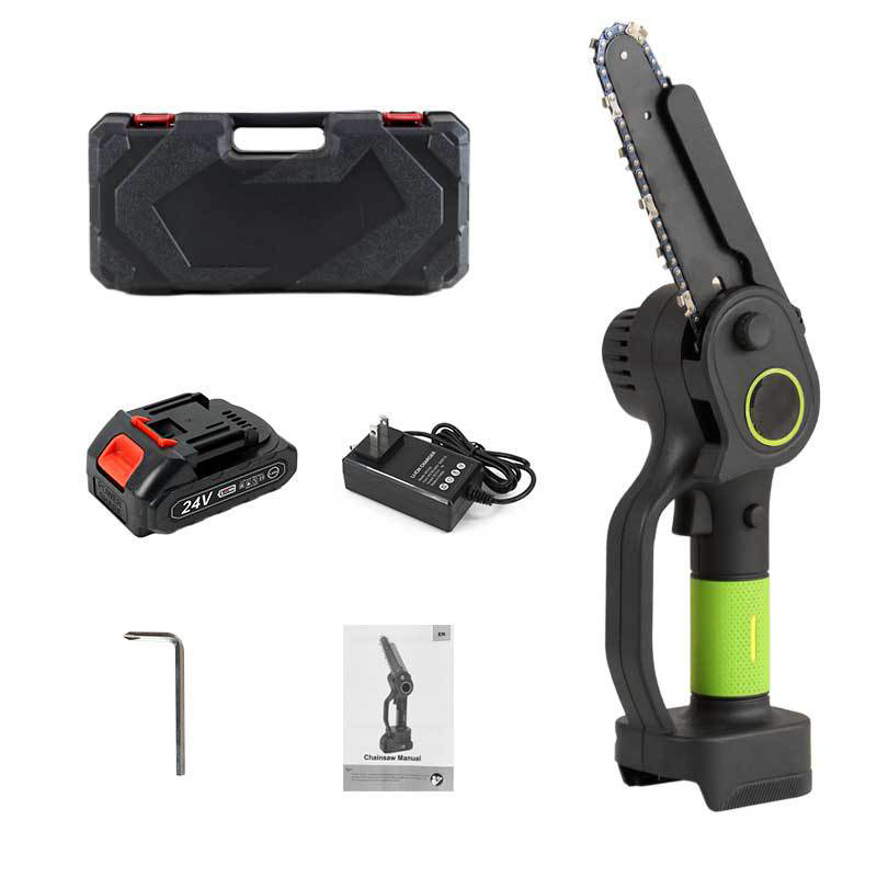 6 Inch Battery Lithium Chainsaw Portable Cordless Mini Electric Chainsaw