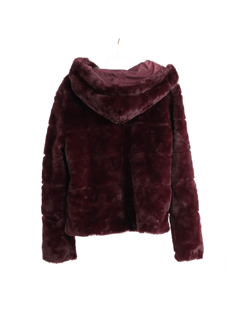 Women Plush Fluffy New in Outerwear Wool Blends Coats