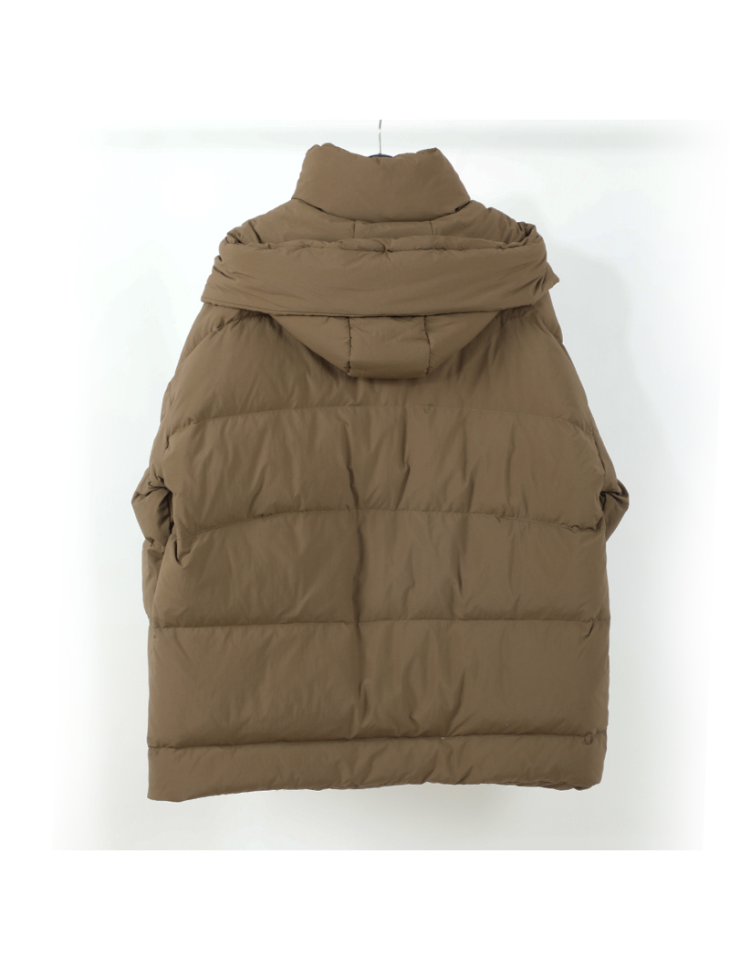 Winter Medium-length Hooded Down Jacket Korean Style