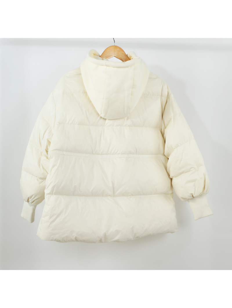 Winter Down Jacket New Solid Color Simplicity Windproof Outdoor