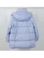 White Duck Down Jacket Hooded Winter Thick Long Outwear