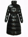 Noir Gloss Long Down Coat