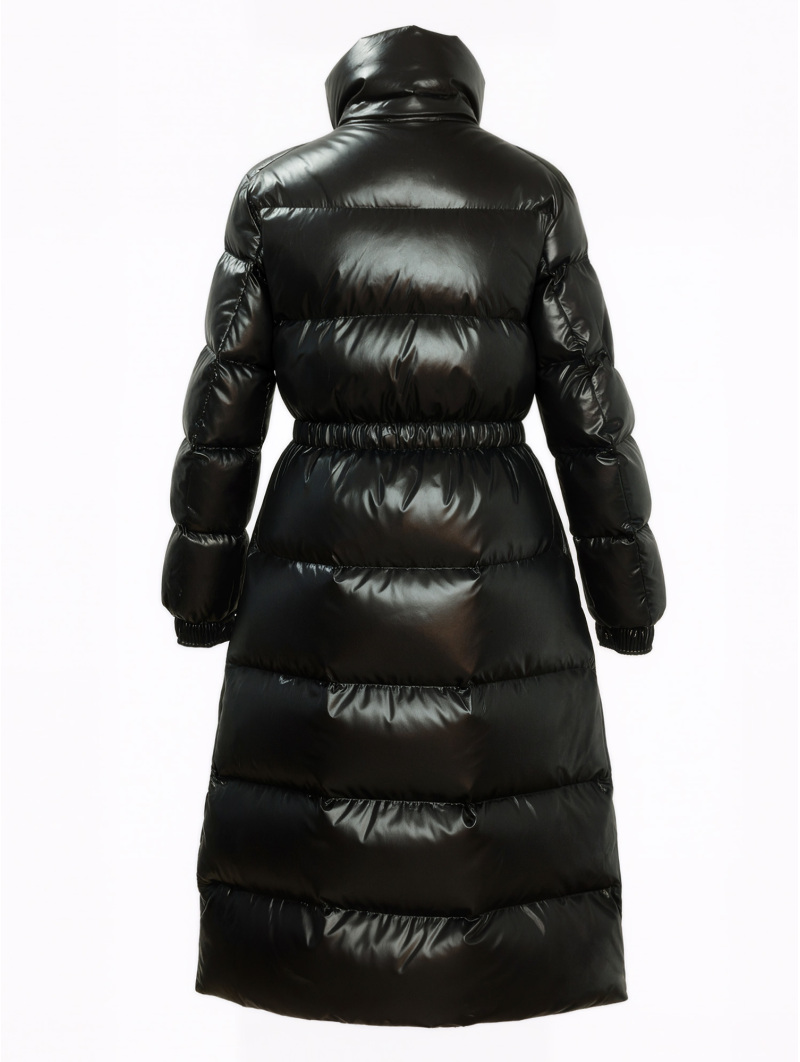 Noir Gloss Long Down Coat