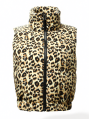 Leopard Puffer Vest