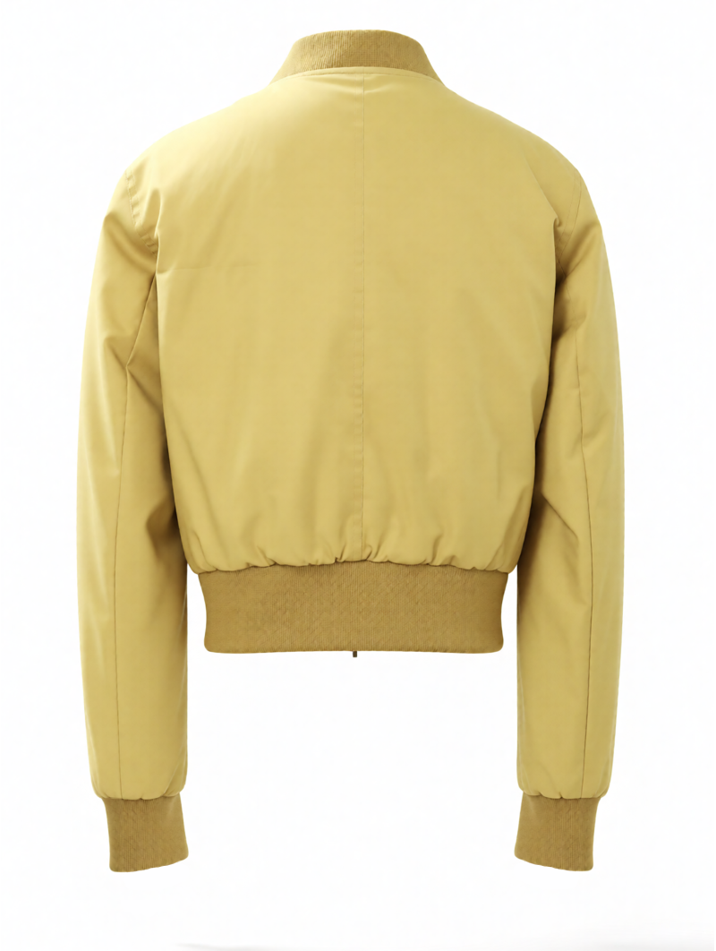 Mustard Utility Bomber Jacket