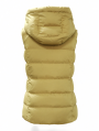 Khaki Hooded Puffer Vest