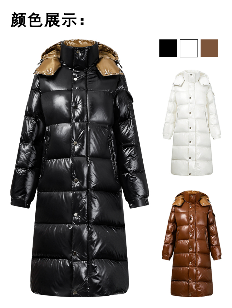 Glacier Shine Long Down Coat