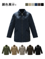 Navy Quilted Jacket