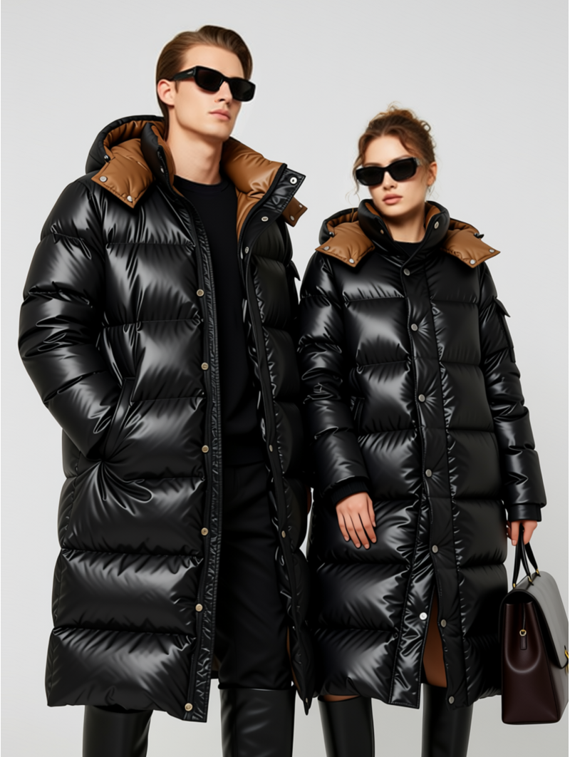 Glacier Shine Long Down Coat