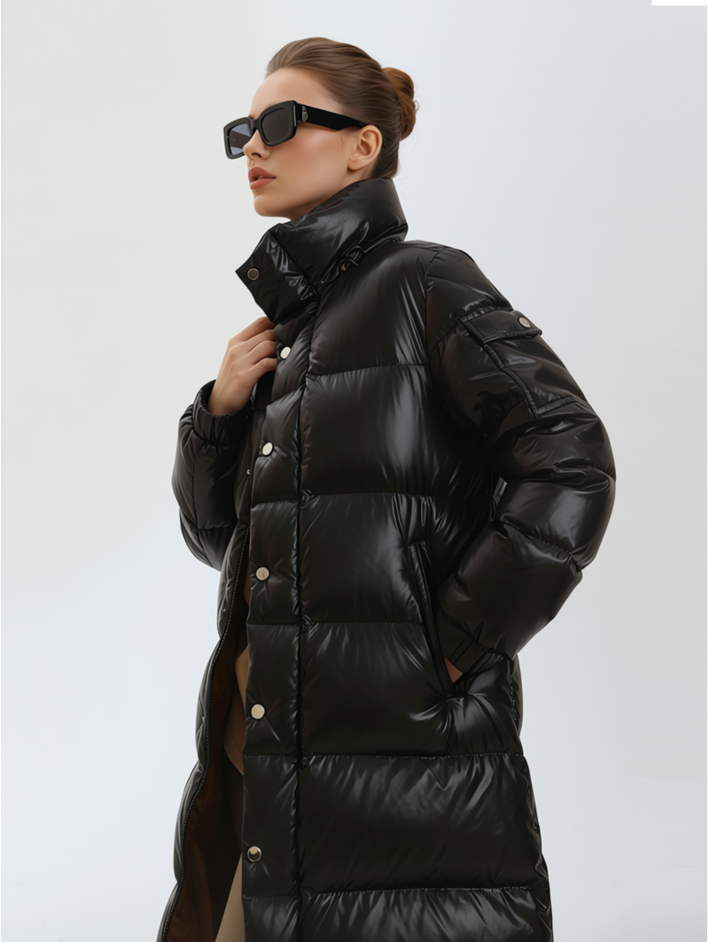 Glacier Shine Long Down Coat