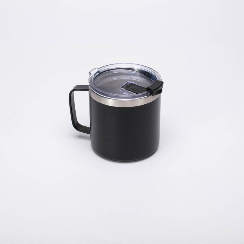 Tazza da caffè preferita da 10 once con stampa a sublimazione, tazza da viaggio in acciaio inossidabile, bicchiere basso isolato con manico