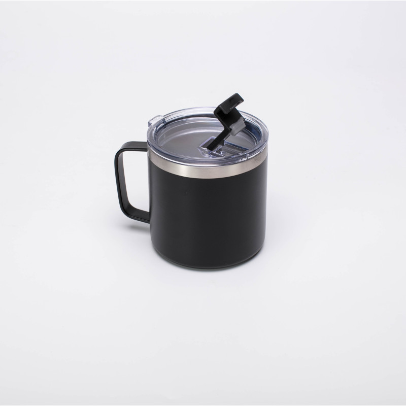 Tazza da caffè preferita da 10 once con stampa a sublimazione, tazza da viaggio in acciaio inossidabile, bicchiere basso isolato con manico