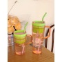 2023 Hot Sale High Temperature Resistance Tumbler With Straw And Handle 40oz Plastic Tumbler Water Bottle