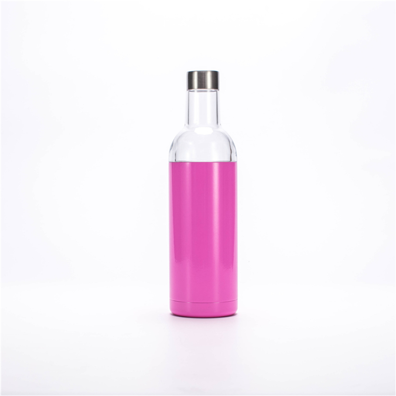 Have a long history purse bag sequins vacuum insulated water wine tumbler bottle