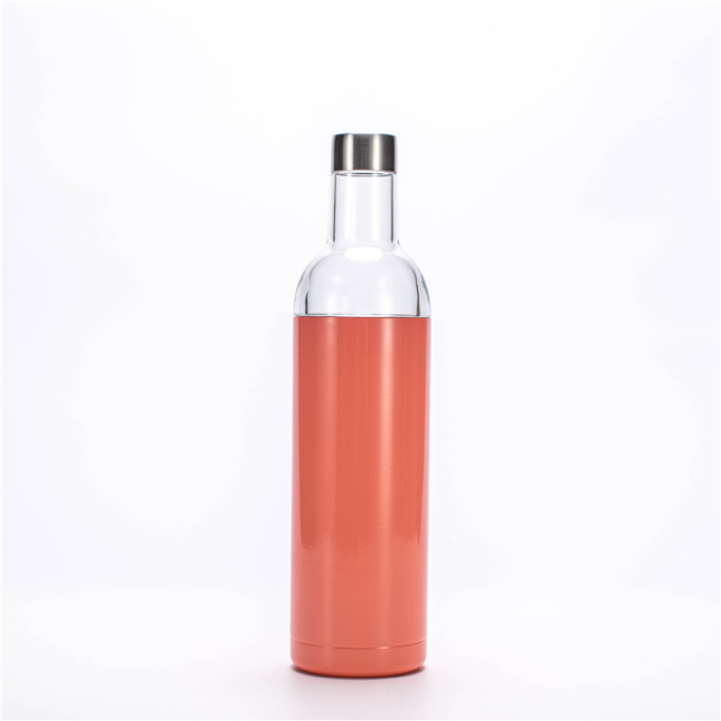 17oz and 25oz stainless steel insulated sublimation double wall insulator wine bottles