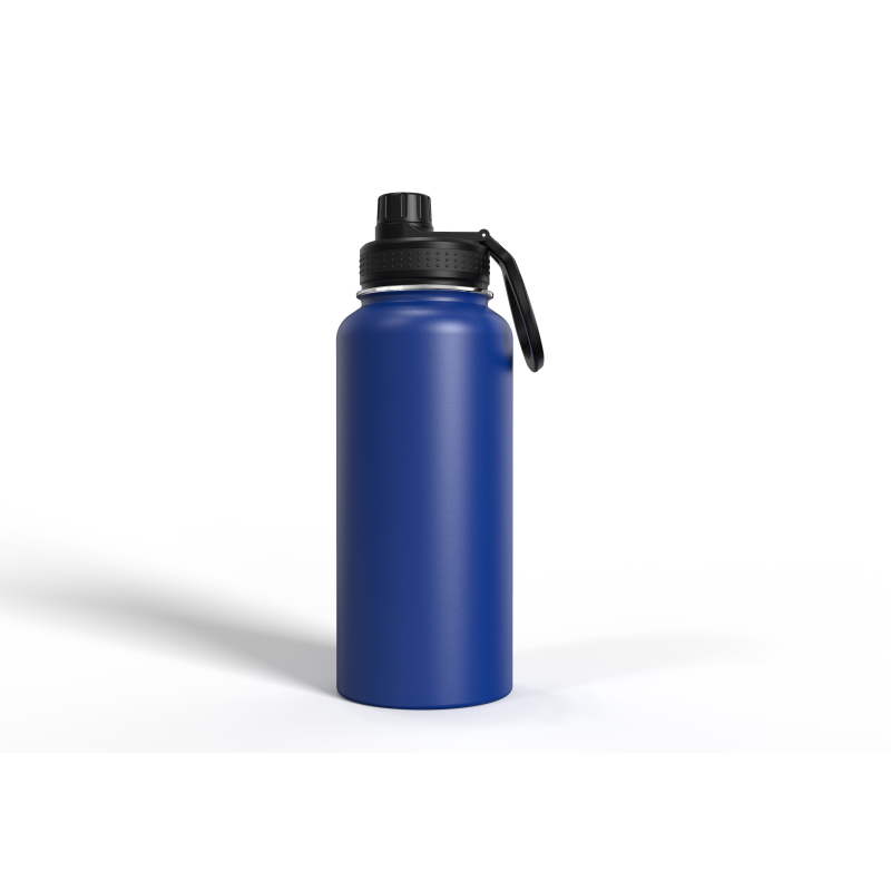 Großhandel Hydro 32oz maßgeschneiderte Edelstahl-Vakuumflasche Wasserflasche isolierte Sportflasche mit Strohdeckel