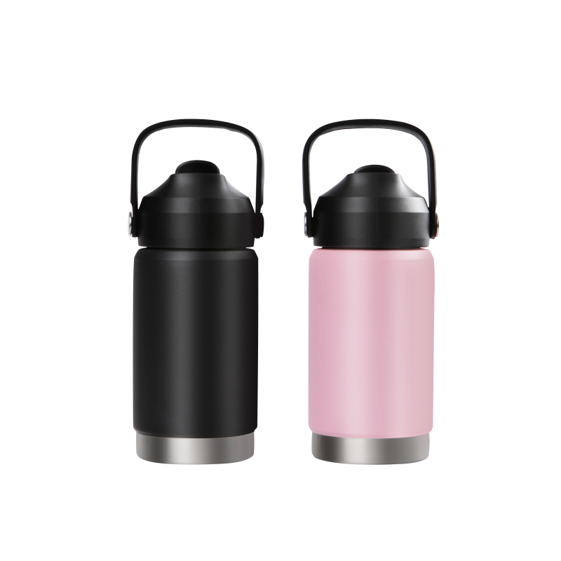 Good Quality Custom 32 oz Sports Water Bottles Stainless Steel Double Wall Water Bottle with Straw Brush For Outdoor