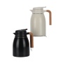 Wooden handle thermal flask bottle portable water vacuum insulated stainless steel gallon jug