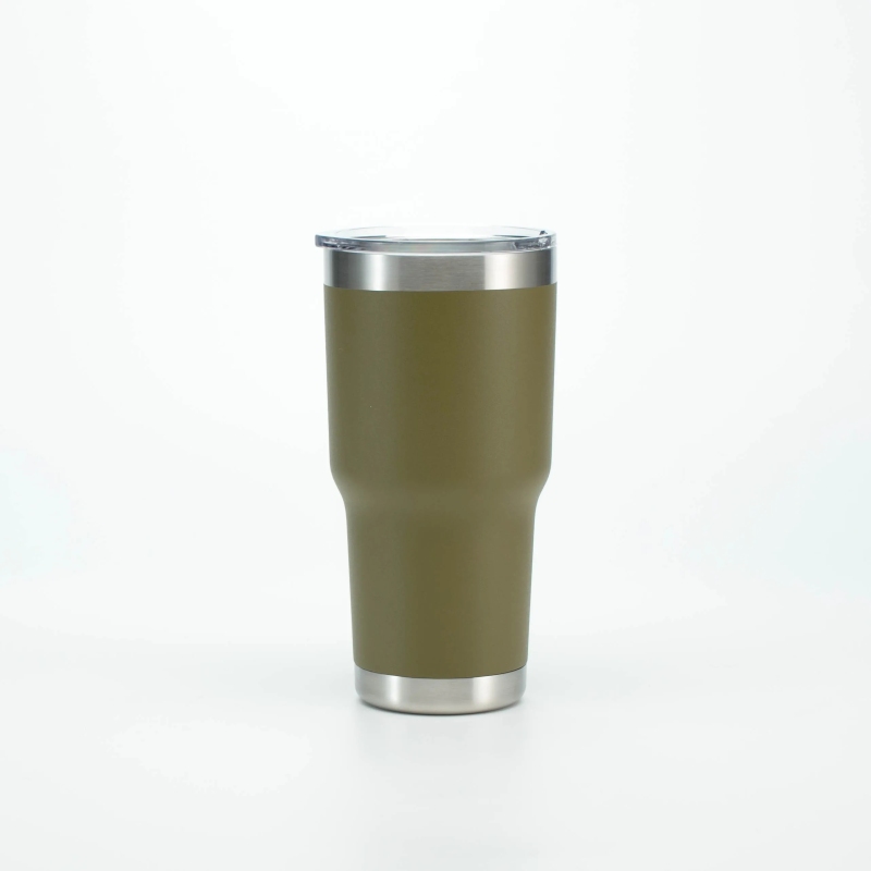 Wholesale 30oz travel tumbler cups Double wall Vacuum Insulated Stainless Steel Coffee tumbler with lid