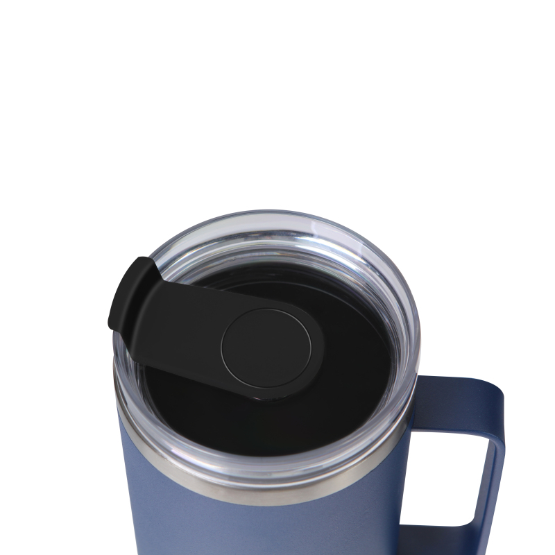New Product Wholesale Double Wall Insulate Vacuum Tumbler Custom Logo Convenient Portable with Handle Straw Lid