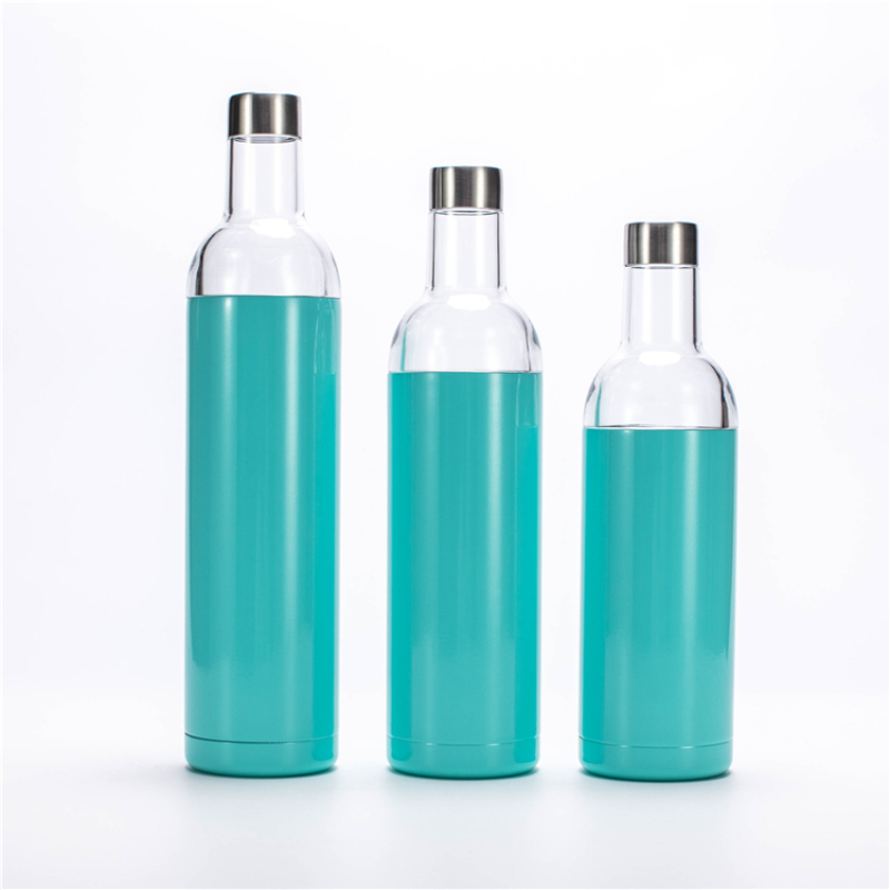 Plant Wholesale two tote bag insulated wine cooler bottle insulator steel