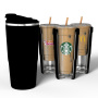 Hot Selling 4 in 1 Stainless Steel Insulated Double Walled Cooler Vacuum 16oz Coffee Cup insulator With Leak Proof Coffee Lids