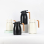 Professional manufacturer Outdoor Sports Wooden handle vacuum flask set water cooler jug