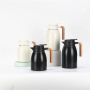 Professional manufacturer Outdoor Sports Wooden handle vacuum flask set water cooler jug