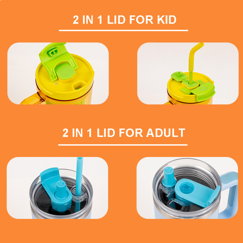 Brand New High Quality 30oz 40oz Double Wall Tumbler 2 IN 1 Lid Travel Tumbler with New Design Lids