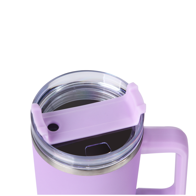 40oz Tumbler With Handle Travel Stainless Steel Vacuum Tumblers With Straw And Handle