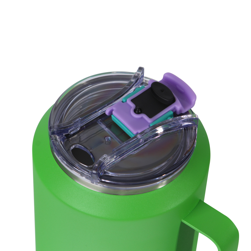 Practical Hot Sale 50oz Coffee Mug BPA Free 304 Stainless Steel Tumbler Convenient Portable with Handle for Camping