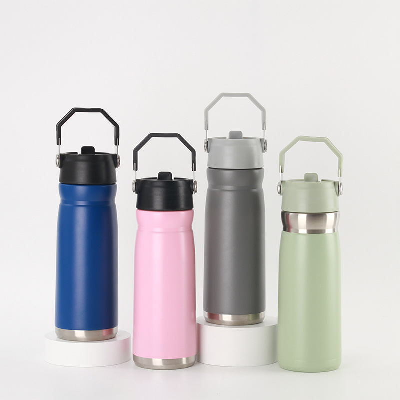 Product Manufacturer Large Capacity Vacuum Sports Bottle Insulated Stainless Steel Tumbler with Handle With good service