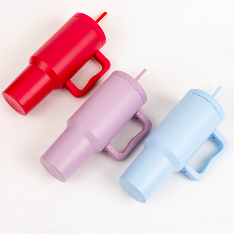 Brand New High Quality Leak Proof Lids Tumbler 40oz Beer Tumbler Powder Coating Tumbler with Straw