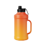 Hot Products Gourd Shaped Water Bottle Double Wall 304 64oz Stainless Steel Reusable Leak Proof BPA-Free insulated Water Jug