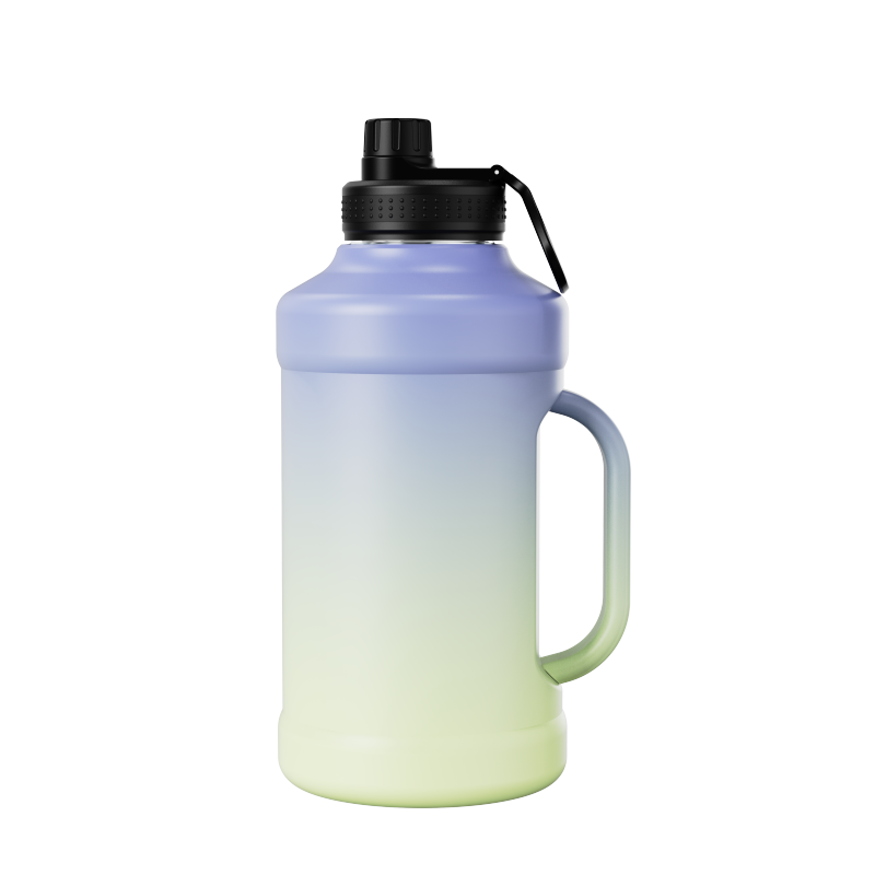 Hot Products Gourd Shaped Water Bottle Double Wall 304 64oz Stainless Steel Reusable Leak Proof BPA-Free insulated Water Jug