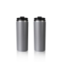 Custom Logo Printed Double Wall Vacuum Oem Portable Travel Insulated Blanks Stainless Steel Tumbler Travel Coffee Mug With Lid