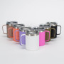 Factory Wholesale Double Wall Stainless Steel Vacuum Insulated 12oz 14oz 16oz  Coffee Beer Camper Mug Tumbler With Handle