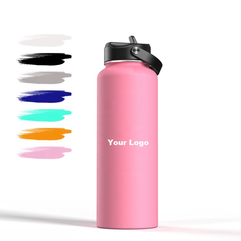 Practical Hot Sale 40OZ 304SS With Mouth Double Wall Sports Travel Vacuum Insulated Stainless Steel Water Bottle