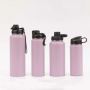 Customized 3 Lids Stainless Steel Vacuum Flask Water Bottle Insulated Sports Bottle