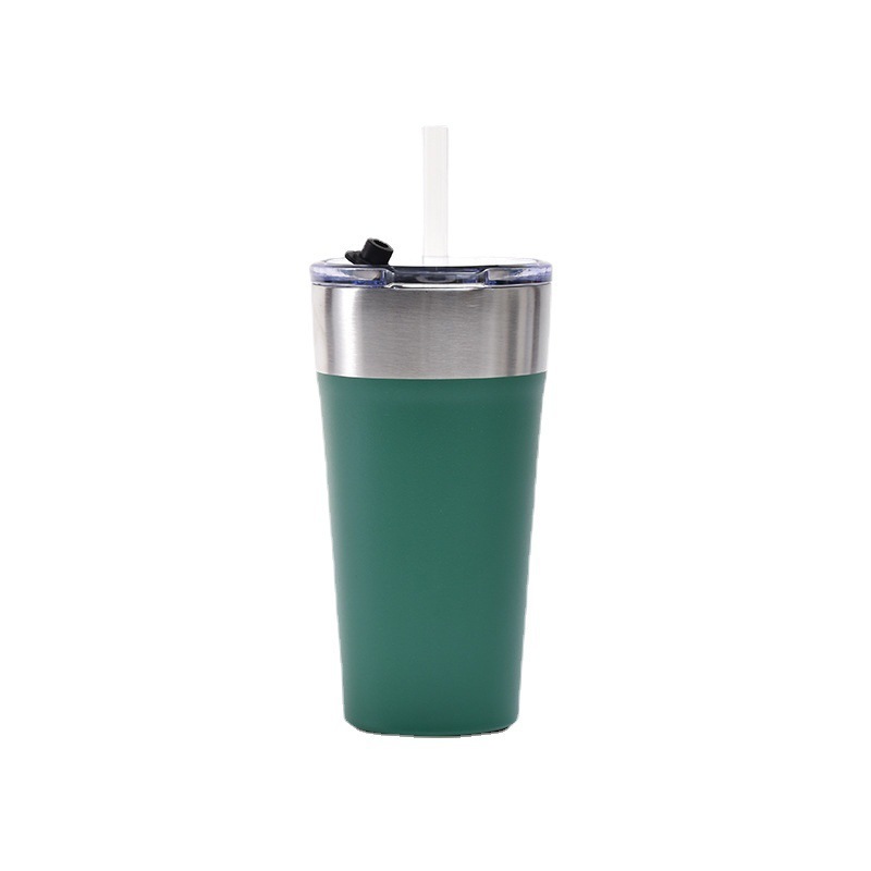 Customized Double Walled Stainless Steel 16OZ Beer  Coffee Tumbler Sublimation Kids Water Bottle Custom Coffee Drink Bottle