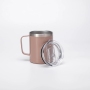 12oz Metal Mug Stainless Steel Insulated Vacuum Custom Logo Thermal Mug Coffee Camping Travel Coffee Mug Tumbler With Handle