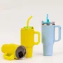 Wholesale 30oz 40oz  travel tumbler cups Double wall Vacuum Insulated Stainless Steel Coffee tumbler with lid