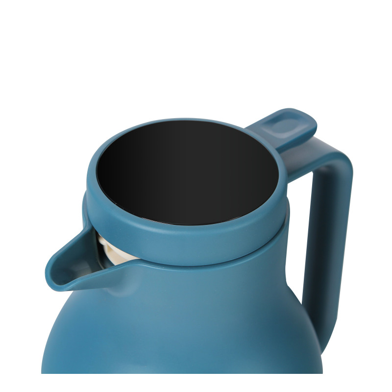 1.2 L Tea Pot Heat resistant Double walled Stainless Steel plastic Handle Teapot
