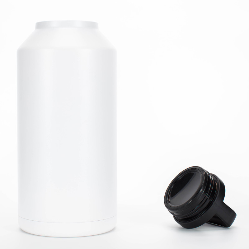 64oz in stock wide mouth high capacity stainless steel flask sport water bottle online