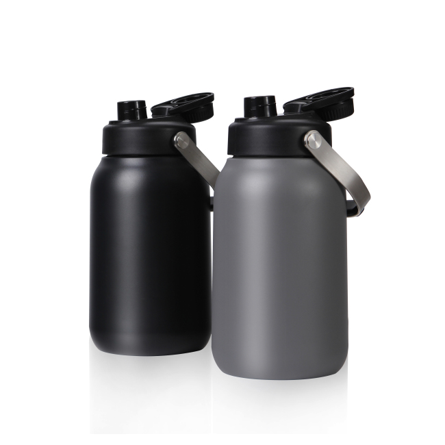 New Large Capacity Double Wall Metal Stainless Steel Gym Camping Water Flasks Camping Gallon Water Bottle Sports Water Bottle