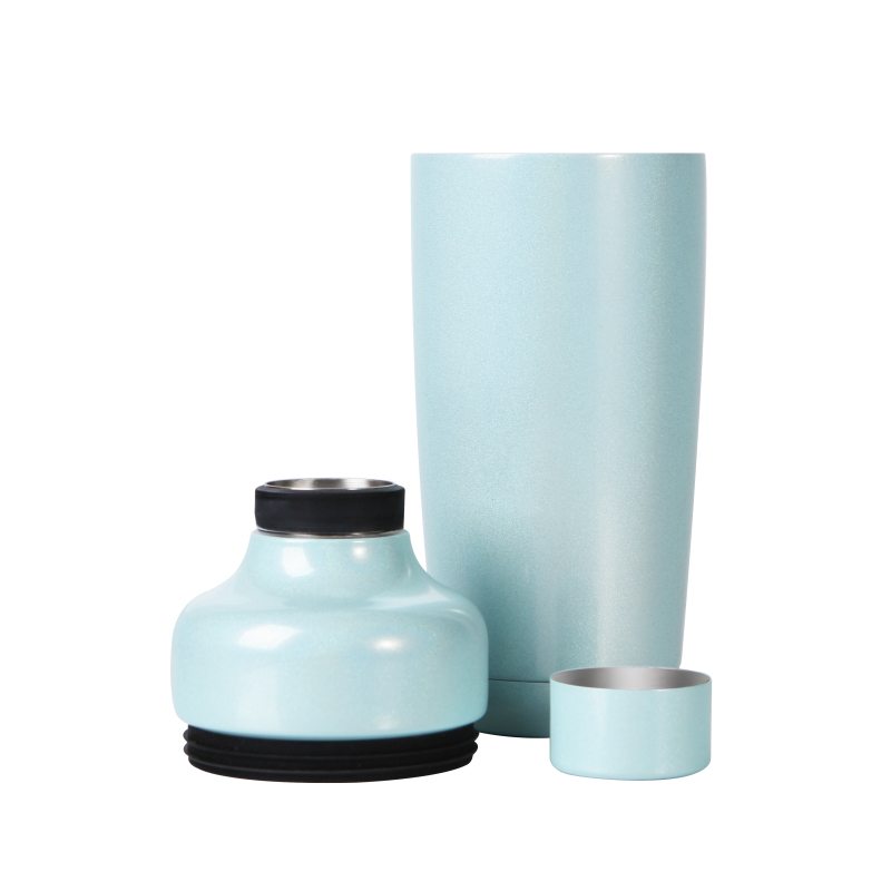 Direct Selling New Arrival Double Wall Insulated Stainless Steel Dual Function Cocktail Shakers& 20OZ Tumblers For Bar