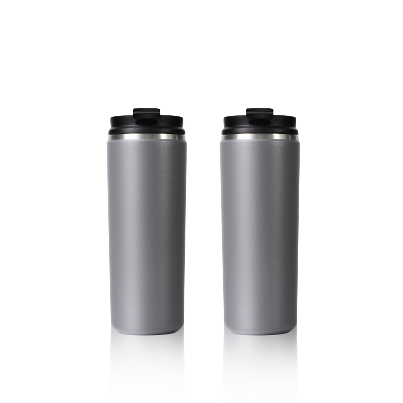 Factory Wholesale Fashion Double Wall Vacuum Thermos 12/16OZ Travel Car Cup Stainless Steel Coffee Mug For Travel