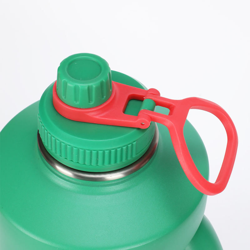 Factory Wholesale Stainless Steel Vacuum Insulated Water Jug 2.2L Gallon Craft Beer Growler Water bottle with handle straw lids
